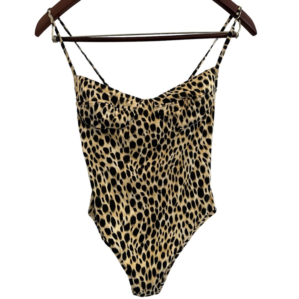 Animal Print Bodysuit - Size small